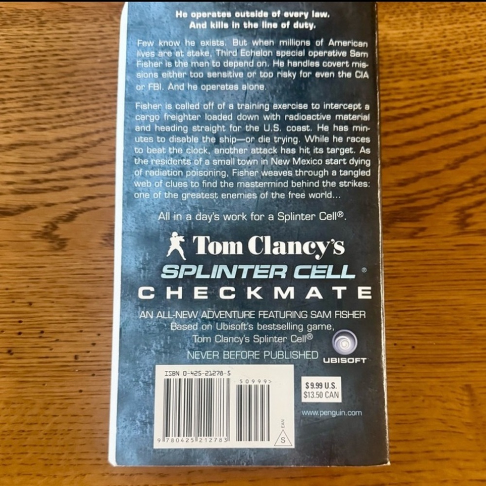 Tom Clancy's Splinter Cell Checkmate Book - Picture 2 of 4